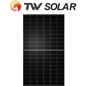 solární panel TW Solar 505 Wp Black Frame Bifacial N-Type Half-cell 22,7% TWMNH-54HD505 Množství: 36ks paleta