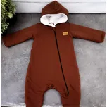 Kulišárny Zateplený overal s fleecem BROWN VELIKOST: 50-56