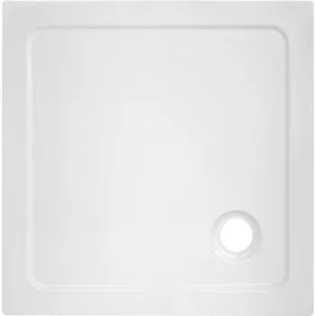 Sprchová vanička BPS-koupelny Čtvercová akrylátová sprchová vanička HYD-SSV-ST02B 90x90 bílá
