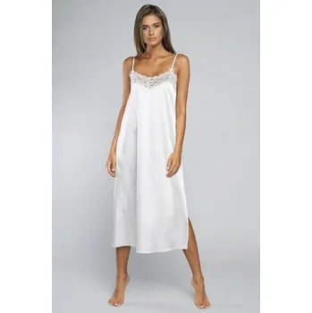 Dámské oblečení Noční košilka Italian Fashion Dotyk - dlouhá Ecru XL