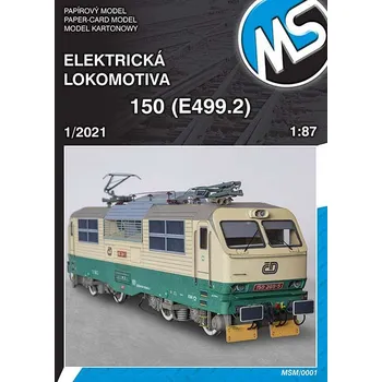 Modelová železnice MS Models Elektrická lokomotiva řady 150 (1:87)