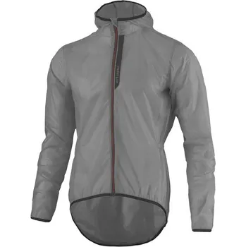 Cyklistická pláštěnka Pánská pláštěnka ETAPE VENTO, šedá transparent (vodní sloupec 5.000 mm, velikost M)