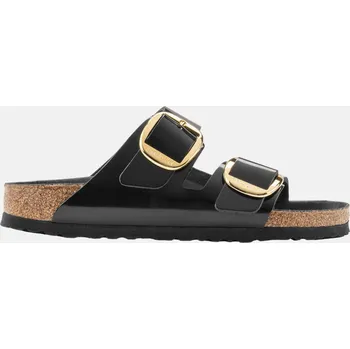 Dámské pantofle Černé Regular Pantofle Birkenstock Arizona Big Buckle High Shine Leather 40