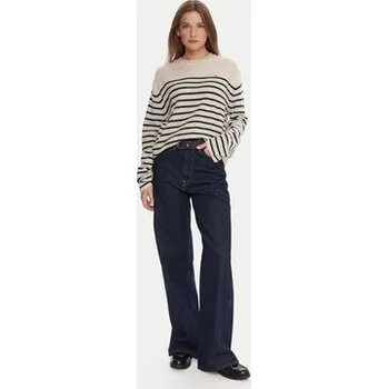 Pánská móda Tommy Hilfiger Svetr WW0WW46438 Écru Regular Fit XXL