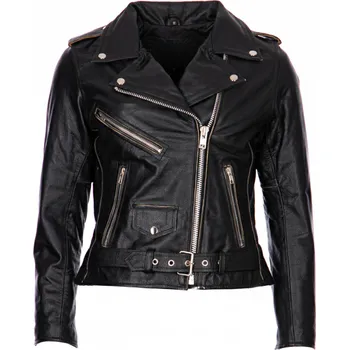 Dámský křivák Dámská Kožená Bunda Křivák Eagle Rub Off Brixton Černá Velikost: S