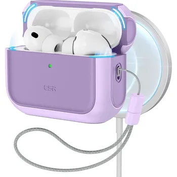 Náhradní kryt pro mobilní telefon Kryt ESR Orbit Halolock Magsafe Apple Airpods Pro 3 Lavender