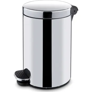 Odpadkový koš Kulatý pedálový odpadkový koš s vnitřním košem., HENDI, 20L, ⌀300x(H)440mm