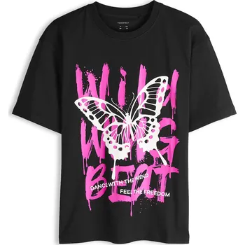 Dívčí tričko GATE Volné tričko s potiskem 8Y 825-0075/89