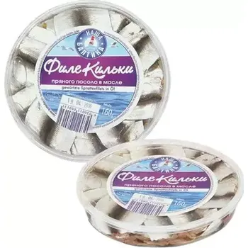 Kilka filety v oleji 160g Nasha Baltika