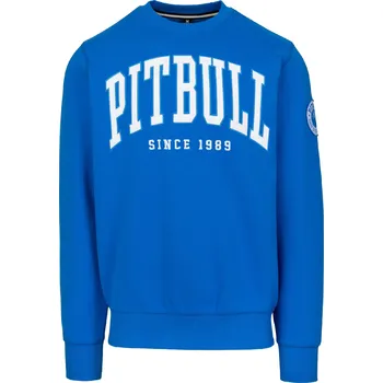 Pánská mikina PitBull West Coast Pánská mikina NORTON crewneck - modrá - PWC_PMNORTON_BLUE Velikosti: M