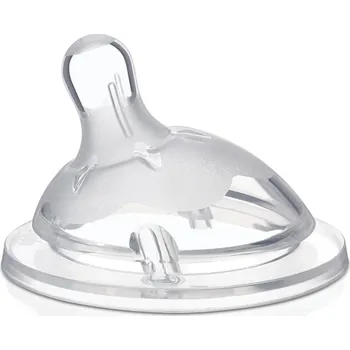 Savička CHICCO Savička na láhev Natural Feeling silikon střední průtok 2m+ 1 ks