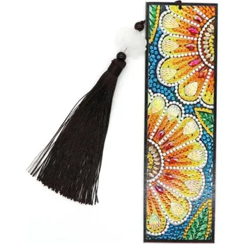 Diamantové malování Diamantové malování - Záložka do knihy - Žluté květy