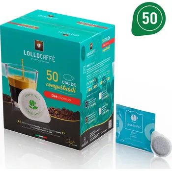 Kávové E.S.E. pody Lollo Caffé bezkofeinové DECA 50 ks