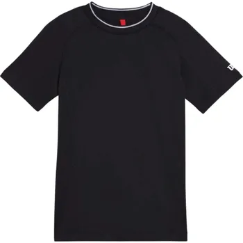 Chlapecké tričko Dětské tričko Wilson YB Youth Team Seamless Crew Black oblečení dětské Wilson: 11-12:LG