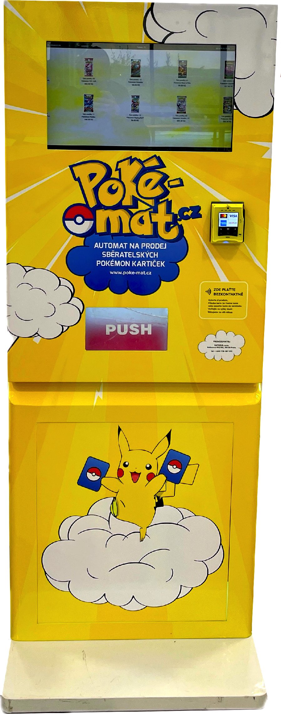 EATKING Automat na Pokémon kartičky (poké-mat.cz)