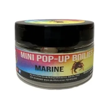 Boilies Skull fish boilies POP UP mini 25 g Gramáž: Monster crab