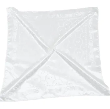 Šátek HEDVA ČESKÝ BROKÁT Šátek Ondrinek VSh 76x76 KOPEČKY bílá