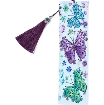 Diamantové malování Diamantové malování - Záložka do knihy - Motýlci