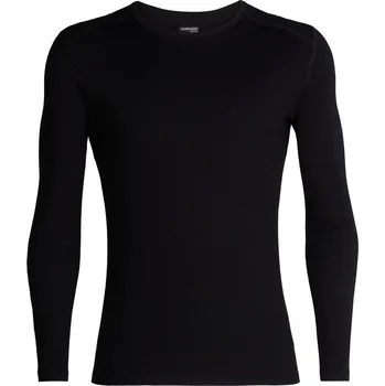 Pánské oblečení tričko merino pánské ICEBREAKER MEN 260 TECH LS CREWE, BLACK - L