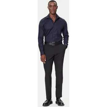 Calvin Klein Košile LV019EU006 Tmavomodrá Slim Fit 44