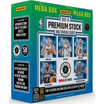 Sběratelská karetní hra 2023-2024 NBA karty Panini Premium Stock Basketball Mega Box