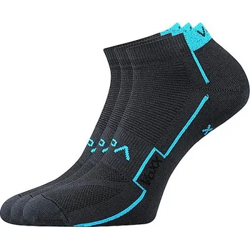 Pánské oblečení 3PACK ponožky VoXX tmavě šedé (Kato) S Možnost vrácení zboží ZDARMA do 120 dnů!