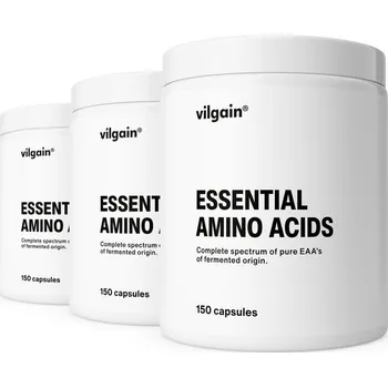 Aminokyselina Multipack 3 ks - Vilgain EAA –⁠ podpora regenerace a svalového růstu, dávka 9 esenciálních aminokyselin v 5 kapslích