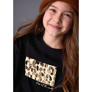 Dívčí tričko Tričko dívčí Mayoral 7024/23 - 140, černá