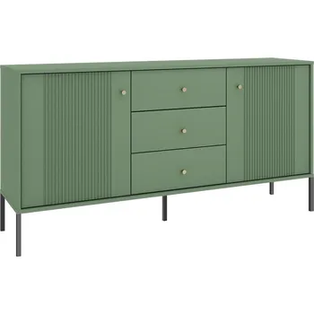 Komoda Komoda LUE zelená/černá