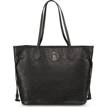 Kabelka Dámská kabelka BERTOO Ginevra black logo/grey