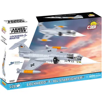 Stavebnice COBI Americký přepadový stíhací letoun Lockheed® F-104 Starfighter® COBI 5907 Armed Forces 1:48