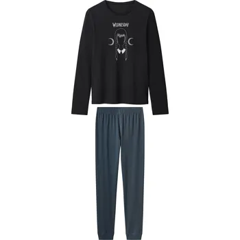 Dívčí pyžamo Dívčí pyžamo Wednesday (navy modrá, 158/164)