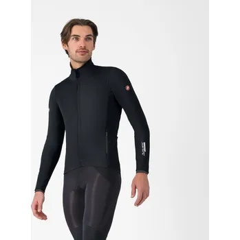 Cyklistická bunda Bunda Castelli Alpha 150 light black/black Podkarta: XXL