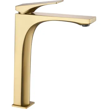 Vodovodní baterie REA Joe Brush Gold High Umyvadlová baterie vysoká, kartáčovaná zlatá REA-B8991