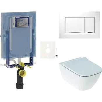 Závěsný wc set k zazdění&nbsp;Geberit Smyle SIKOGEZSMSS30