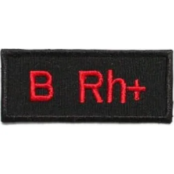Nášivka TXR Moto nášivka s krevní skupinou B Rh+