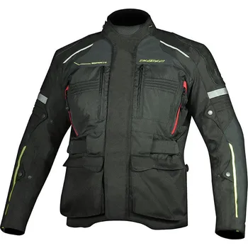 Moto bunda Naz Montana 2.0 black/fluo men jacket vel.10XL