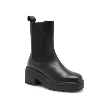 Dámské kozačky Gino Rossi Polokozačky CIRCE-RST-02G Černá 36