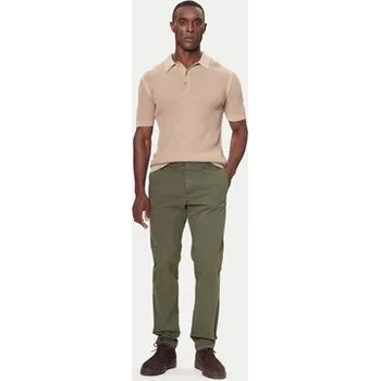 Pánské kalhoty United Colors Of Benetton Chino kalhoty 4TZYUF04P Zelená Slim Fit 50