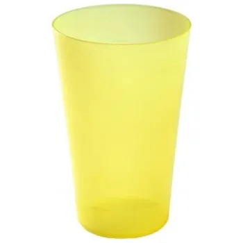 Jednorázové nádobí INJETON PLAST Vratný kelímek na pivo 0,5 l žlutá