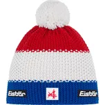 Pánská zimní čepice Eisbär Star Pompon MÜ SA Lapis/White/Ketchup