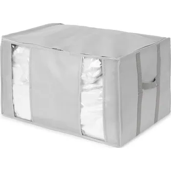 Úložný box Vakuový vyztužený látkový úložný box na oblečení 56x42x33 cm Granit – Compactor ID_1591100