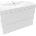 Koupelnová skříňka s umyvadlem Naturel Verona 80x50x45,5 cm bílá mat VERONA80BMU1