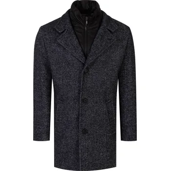 Pánský zimní kabát FERATT Pánský kabát ANTONIO 25 šedý Velikost: 60