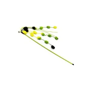 Hračka pro kočku Nayeco hračka pro kočku mávátko s míčky plyšové vícebarevné