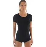 Brubeck Dámské tričko Wool Comfort s krátkým rukávem černá - L