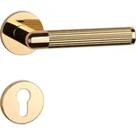 AS - LOBELIA - R 5S klika/klika, rozety PZ OLV - Mosaz leštěná lakovaná