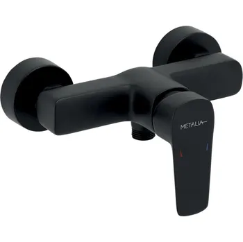 Vodovodní baterie Sprchová baterie Novaservis Metalia 58 bez sprchového setu 150 mm černá 58061/1,5