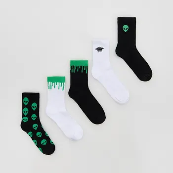 Chlapecké spodní prádlo Reserved - Ponožky 5 ks - černý - 764GQ-99X - 764GQ-99X-K37