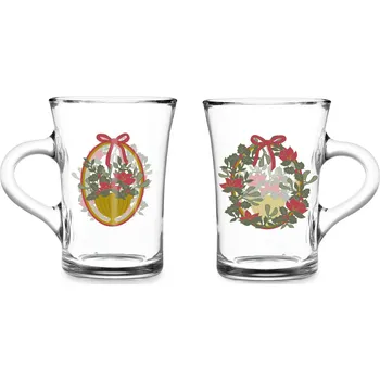 Vánoční dekorace Holmegaard Mikkeller Christmas 2025 sklenice na čaj vánoční 2 ks